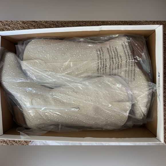 Betsey Johnson Pearled Cowboy Women's Boots - Picture 3 of 7